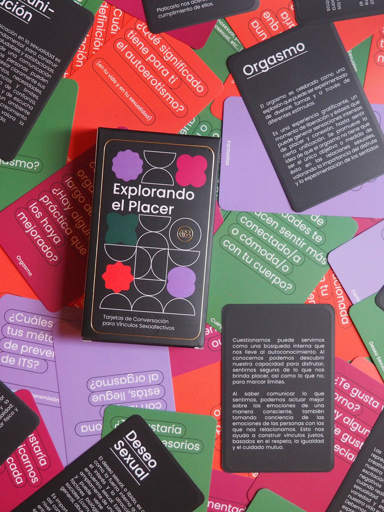 EXPLORANDO EL PLACER | Tarjetas de juego para vínculos y parejas